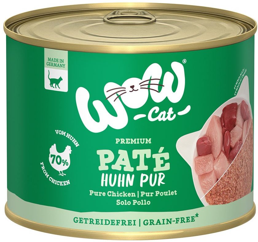 WOW CAT Adult Huhn Pur 6x200g
