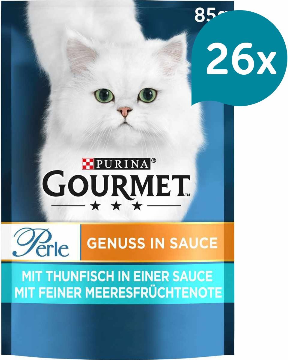 GOURMET Perle Genuss in Sauce mit Thunfisch 26x85g