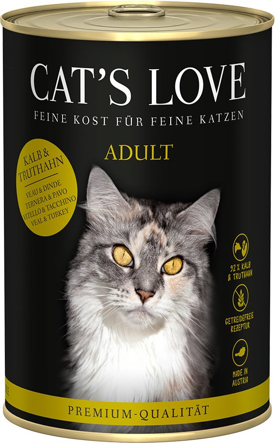 Cat´s Love Kalb & Truthahn Pur 6x400g