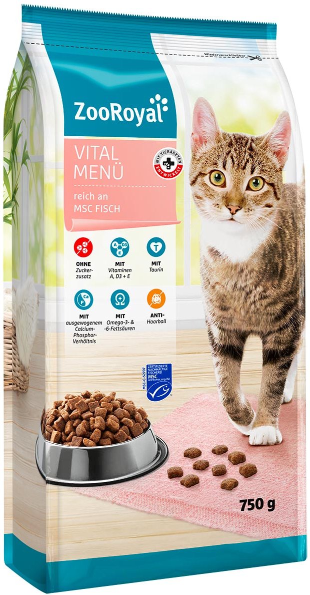ZooRoyal Vital-Menü reich an MSC Fisch 750g