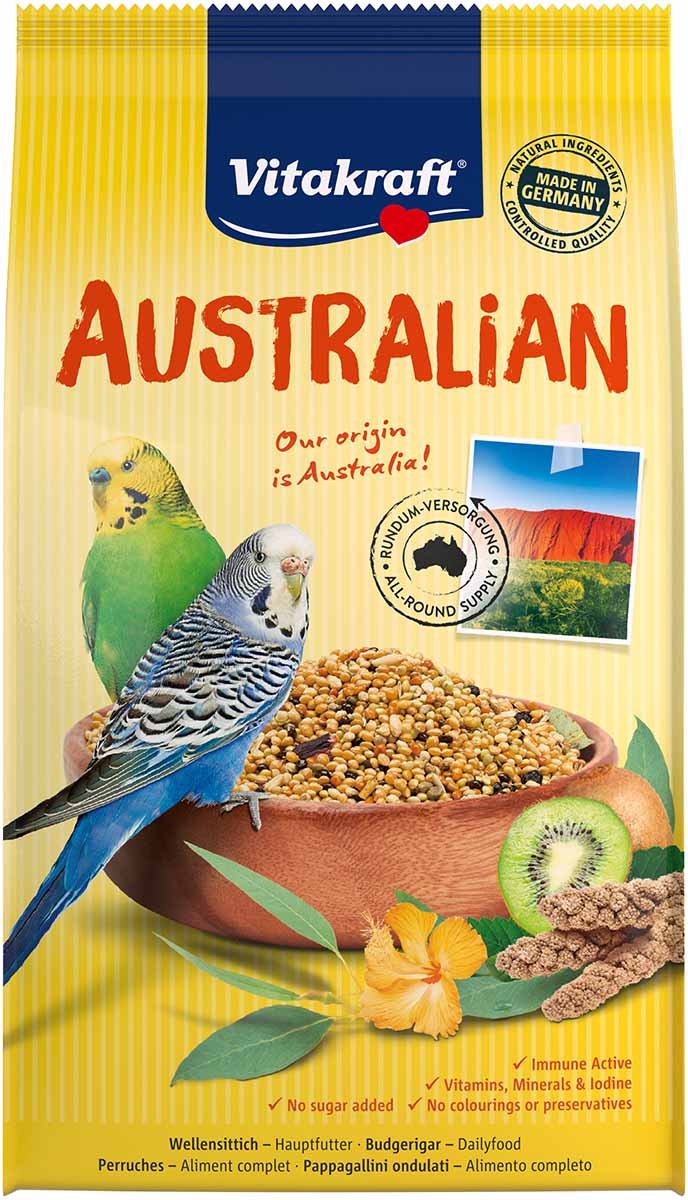 Thumbnail - Vitakraft Australian Hauptfutter für Wellensittiche 800g