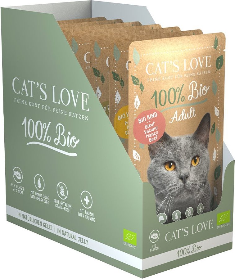 Cat's Love ADULT BIO Multipack 6x100g