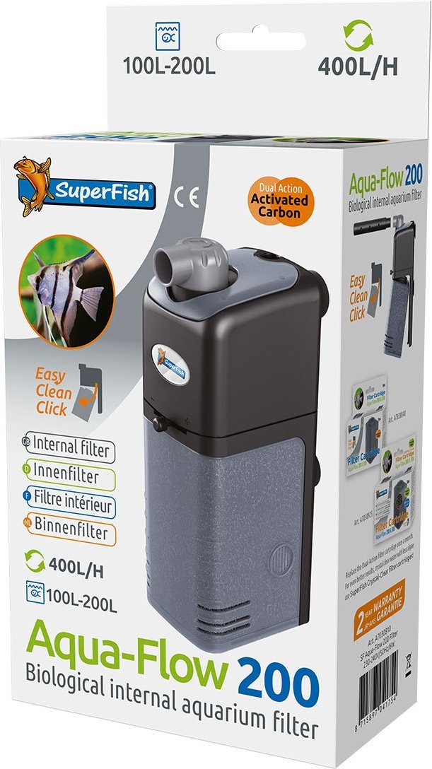 SuperFish Aqua-Flow Innenfilter 200