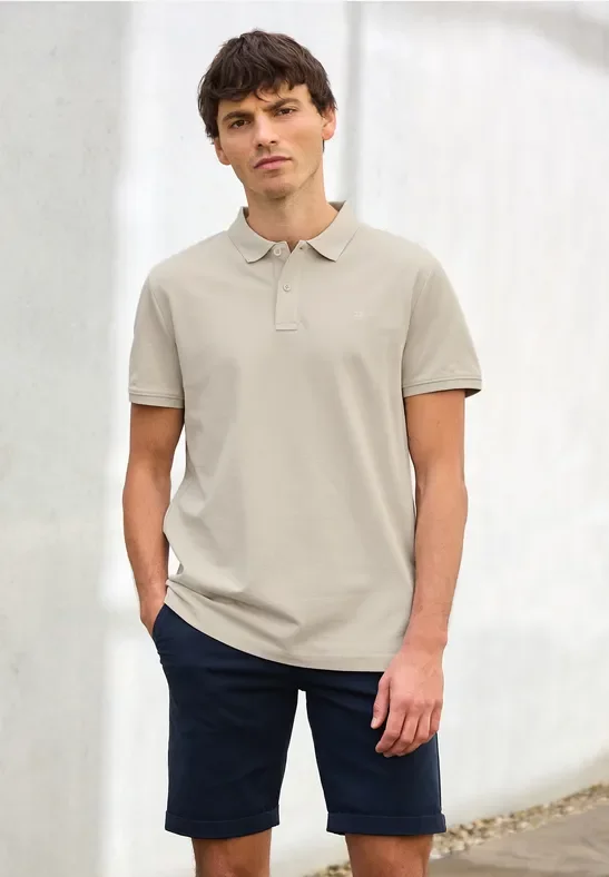 Piqué-Poloshirt mit Logo
