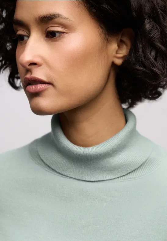 Basic Rollkragenpullover