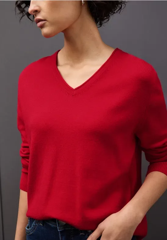 Kuscheliger V-Neck Pullover