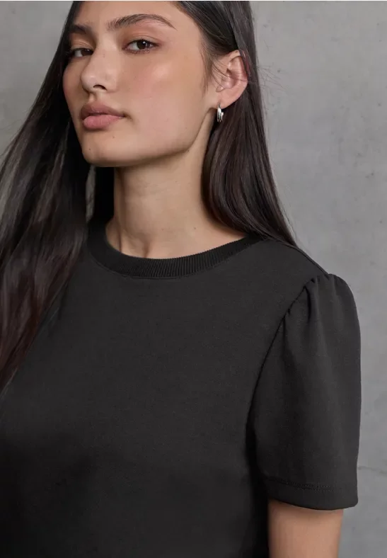 Thumbnail - T-Shirt mit Puffärmeln