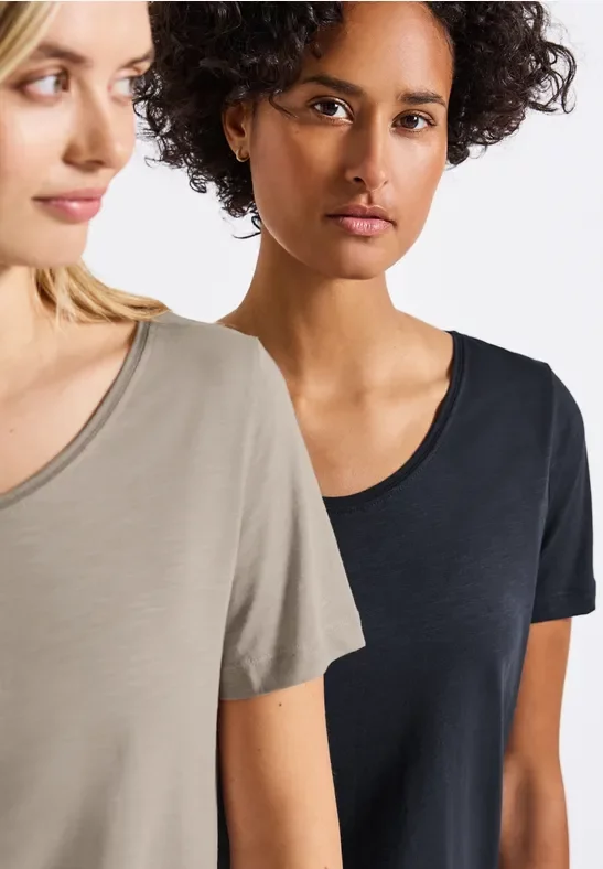 2er-Pack V-Neck T-Shirt