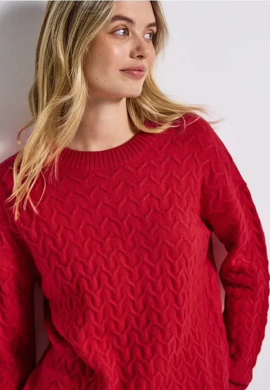 Kuscheliger Strukturpullover