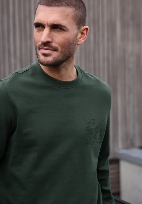 Sweatshirt mit Detailprint