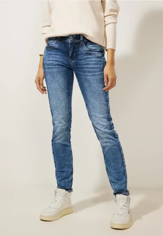 Mittelblaue Casual Fit Jeans