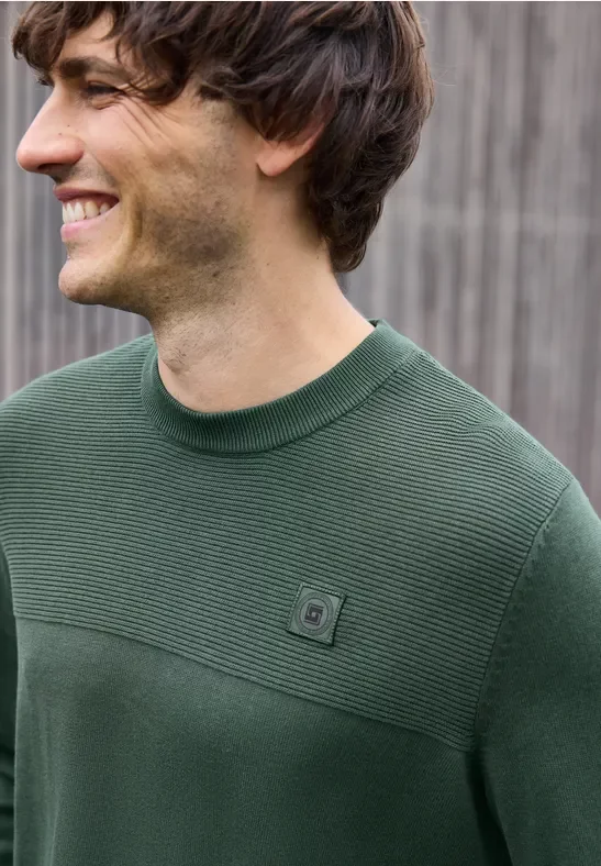 Strukturmix Pullover