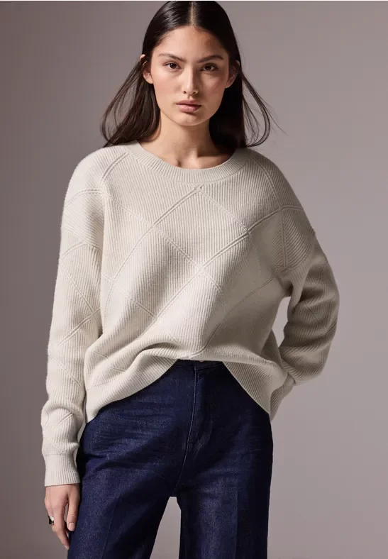 Thumbnail - Pullover mit Strukturmuster