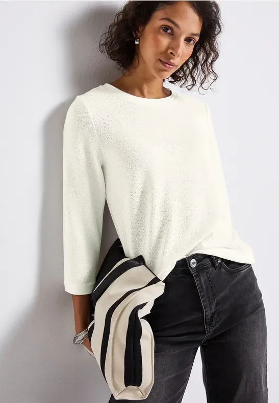 Thumbnail - Strick-Look Shirt