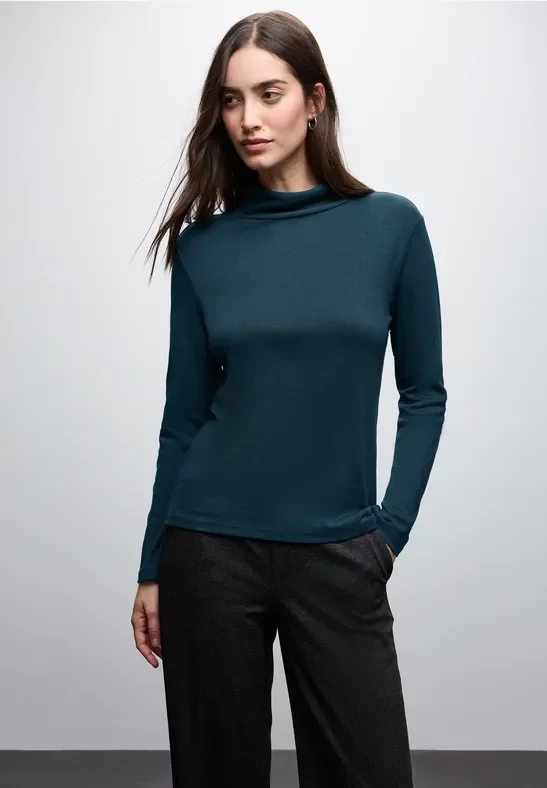 Thumbnail - Basic Rollkragen-Shirt