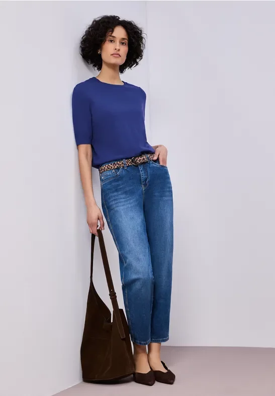 Pullover in Unifarbe