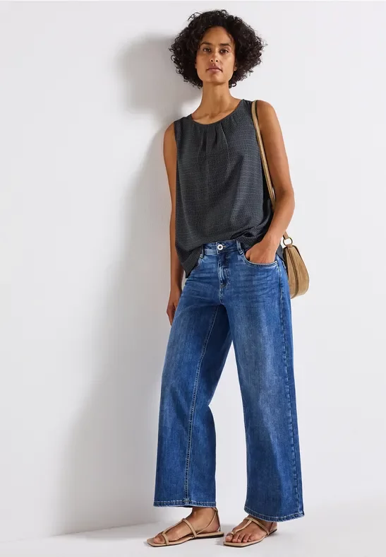 Gemustertes Blusentop