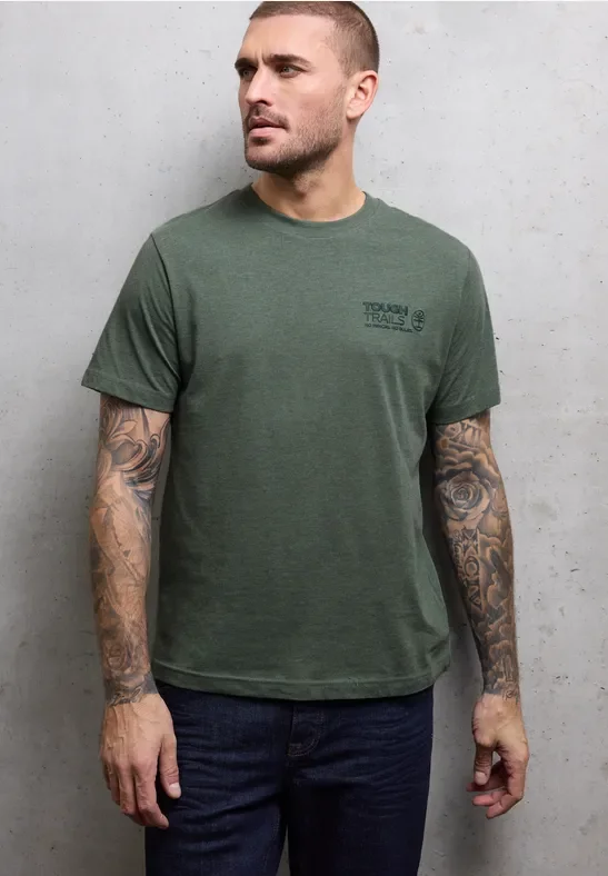 Melange-Look T-Shirt