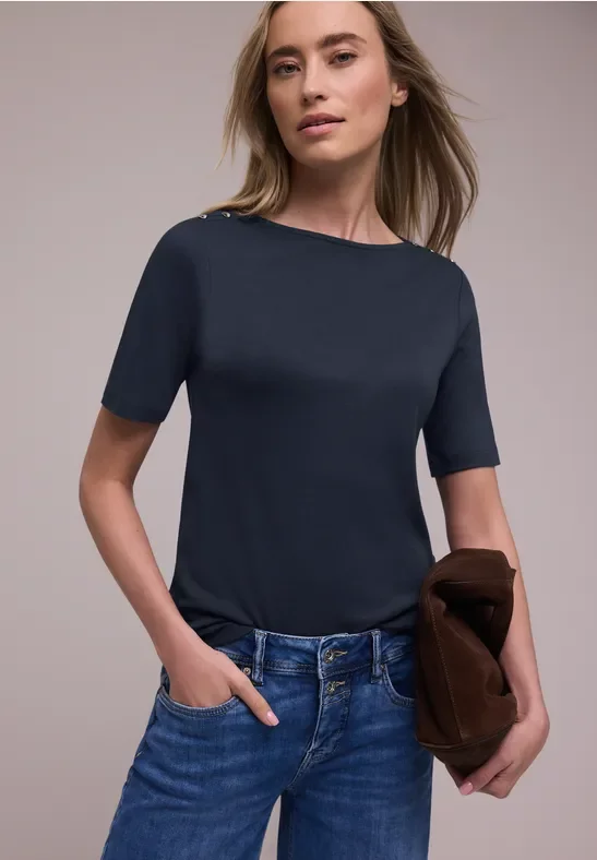 Shirt mit Knopfdetail