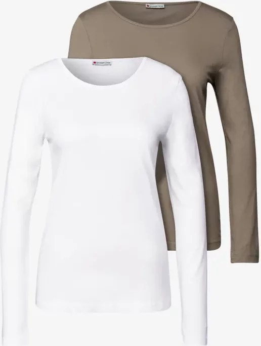 Street One 2er-Pack Langarmshirts