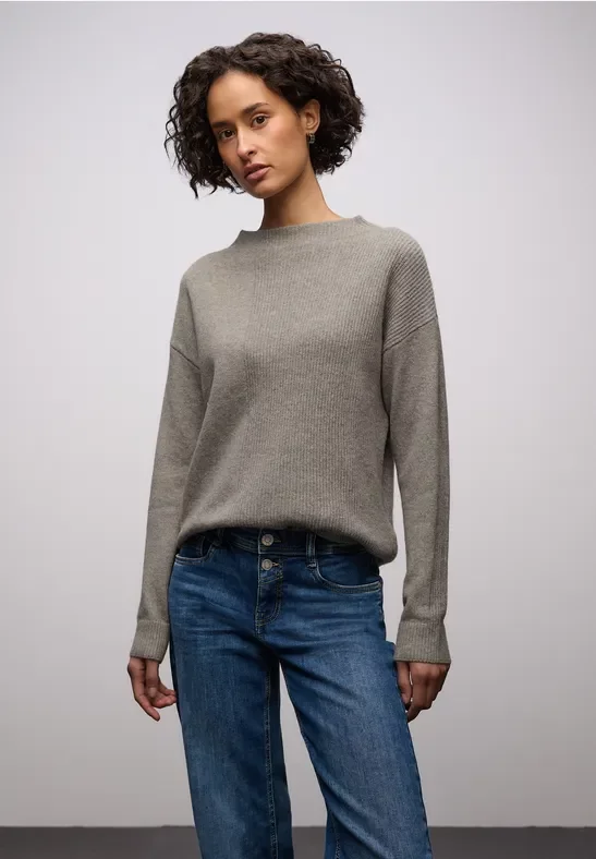 Strukturmix Pullover