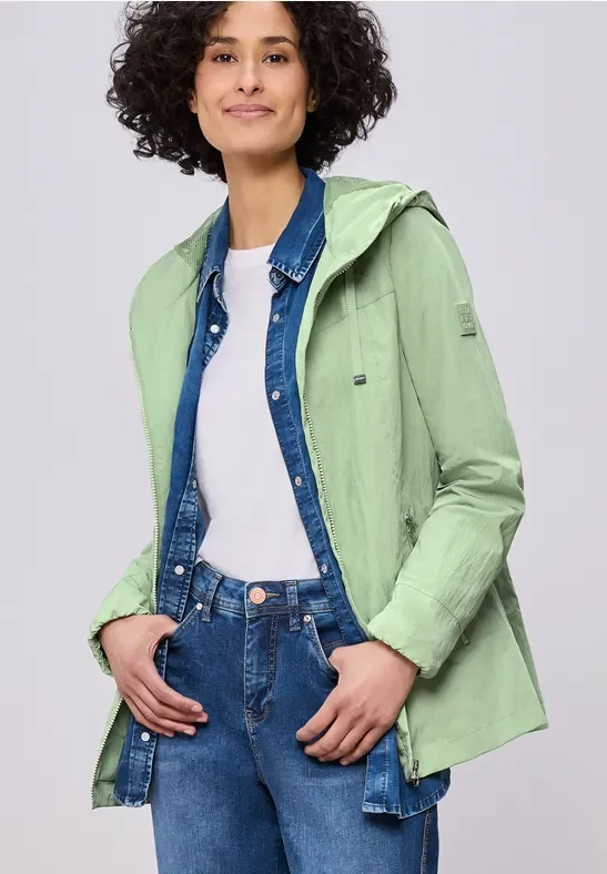 Street One Jacke mit Kapuze und Zipper