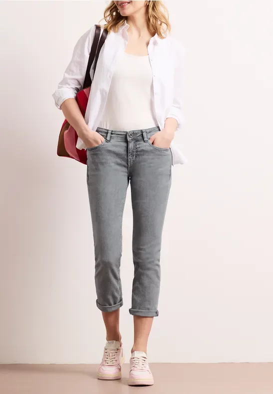 Street One Low Waist Slim Leg Jeans im Casual Fit