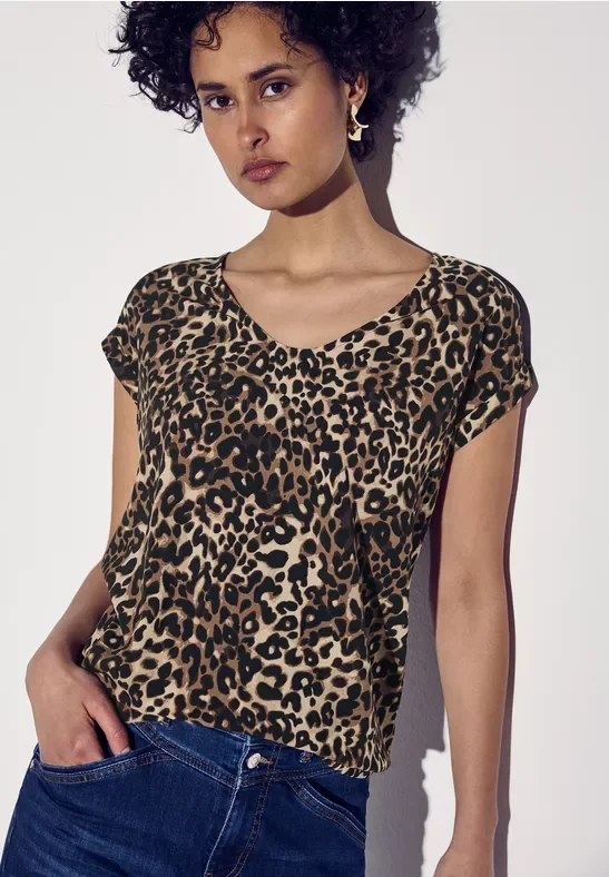 Thumbnail - Bluse mit Leo-Muster