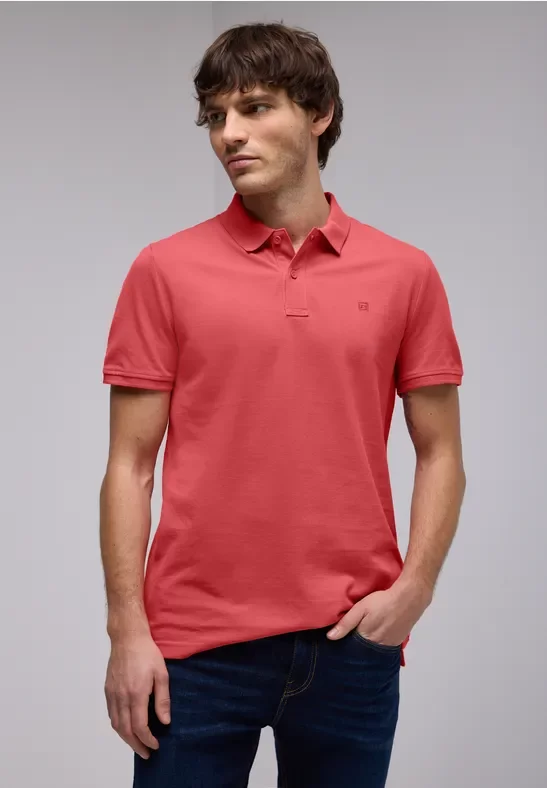 Piqué-Poloshirt mit Logo