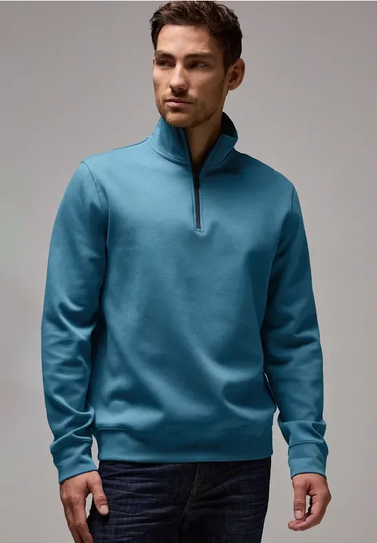 Stretch Halfzip Sweater