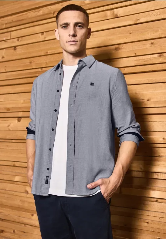 Two Tone Strukturhemd