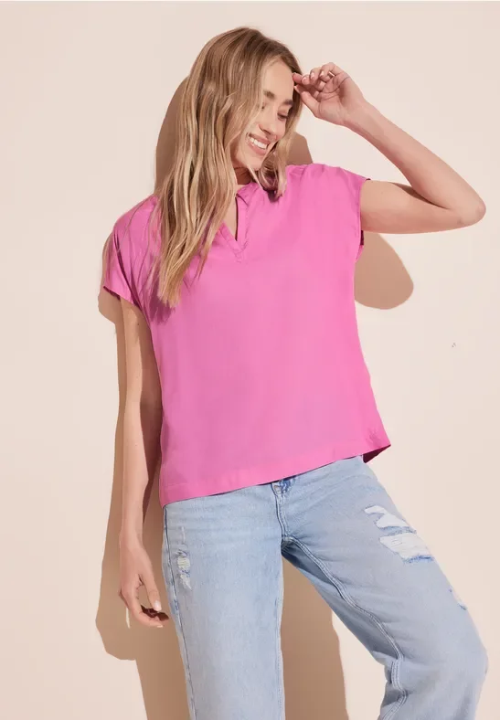 Street One Blusenshirt in Unifarbe