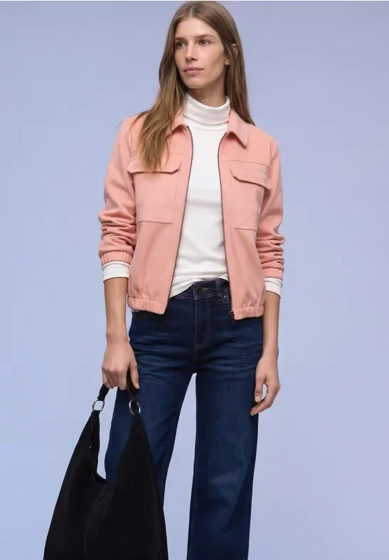 Street One Kurze Veloursjacke