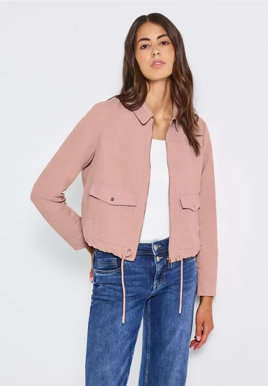 Cordjacke mit Zipper