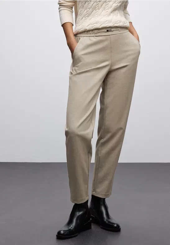 Melange Hose mit Detail