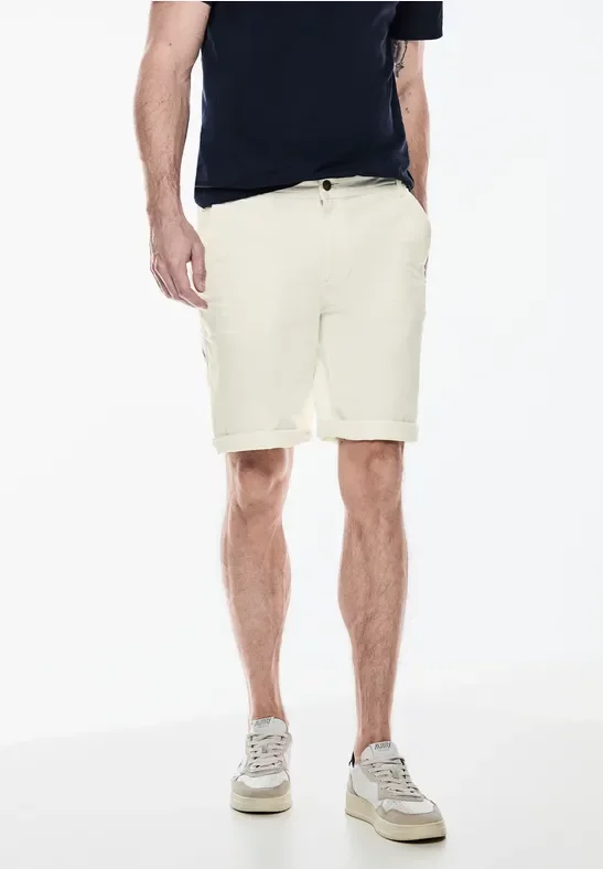 Elastische Jeans Shorts