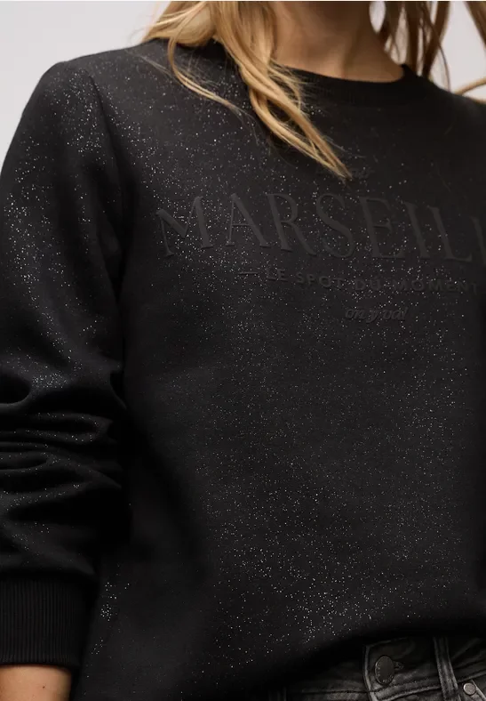 Glitzerndes Sweatshirt