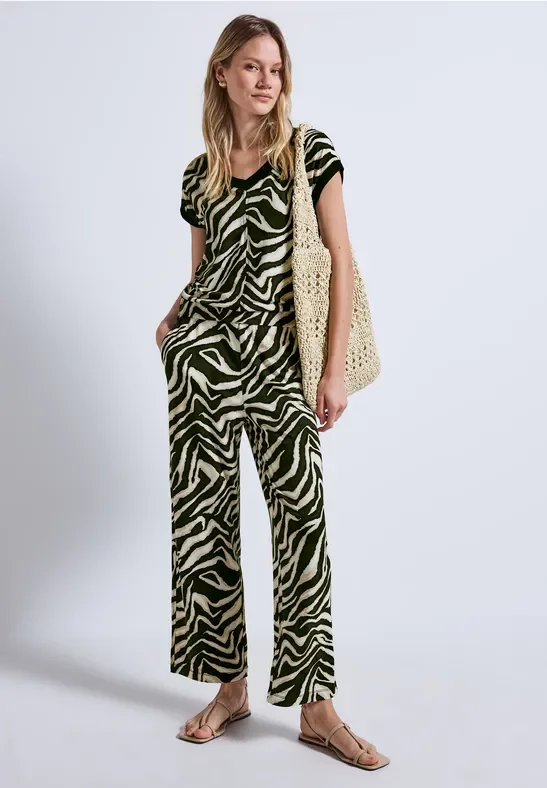 Gemusterter Jumpsuit