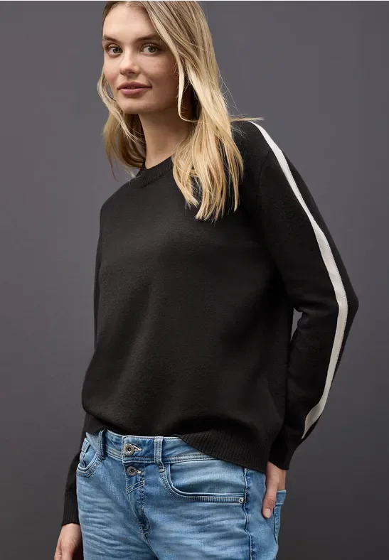 Pullover mit Gallonstreifen