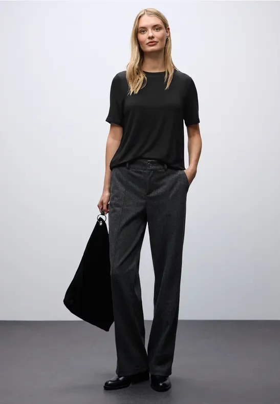 Shirt mit Chiffon-Detail