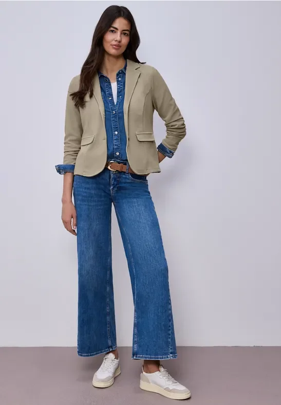 Street One Basic Blazer mit Reverskragen