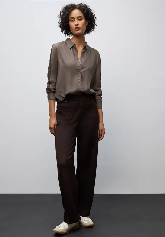 Bluse mit Gallonstreifen