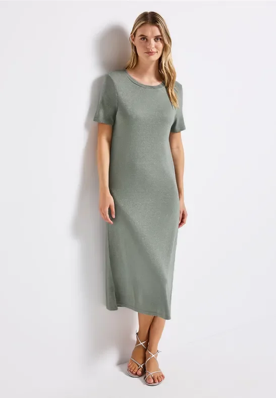 Glitzerndes T-Shirt Kleid