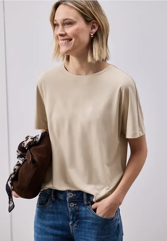 Basic T-Shirt mit Dropped Shoulders