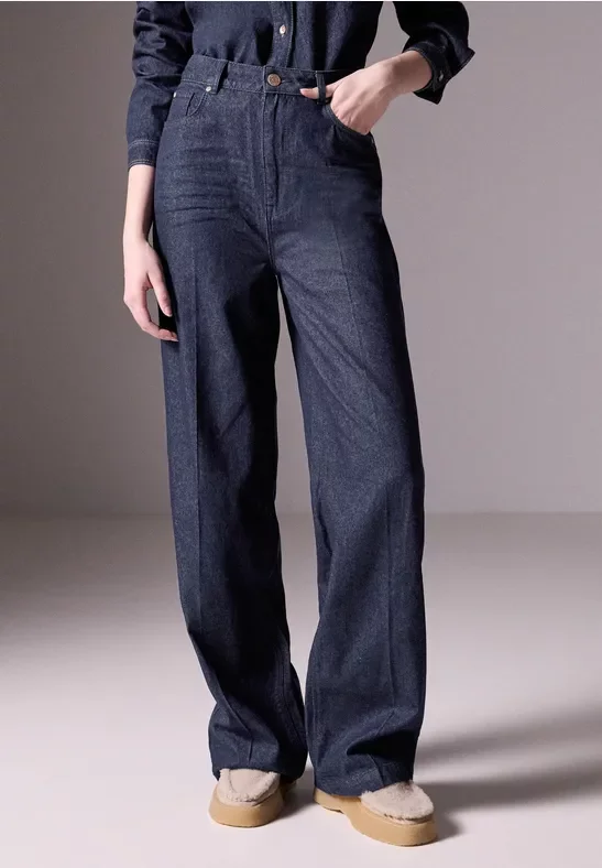 Thumbnail - Weite Jeanshose