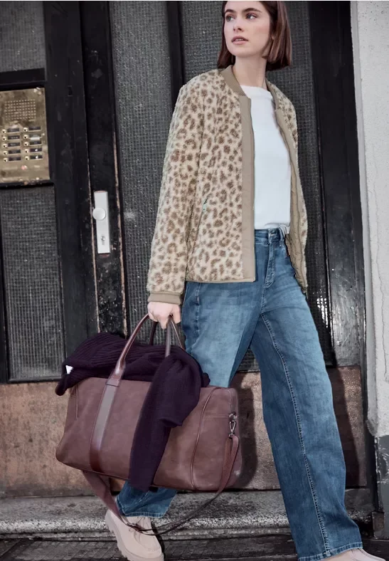 Blouson mit Leomuster