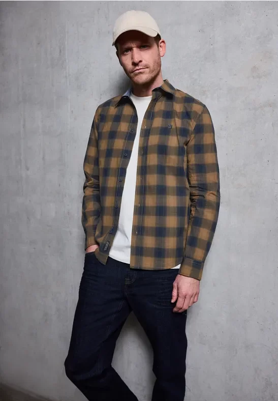 Kariertes Baumwollhemd