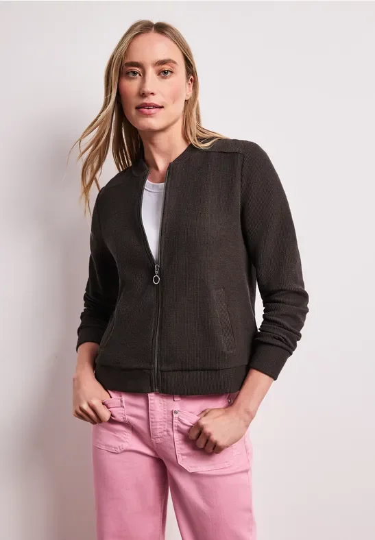 Street One Blouson mit Zipper und Struktur