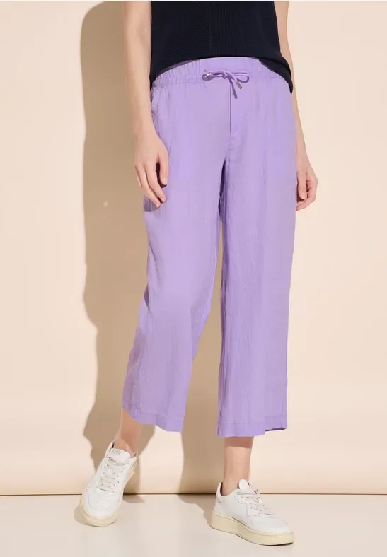 7/8 Culotte Leinenhose