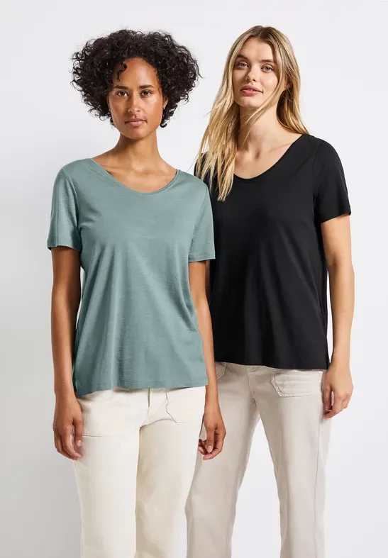 Thumbnail - 2er-Pack V-Neck T-Shirt